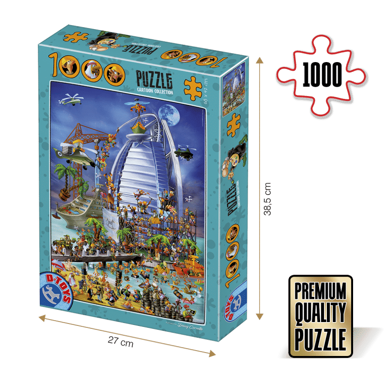 Puzzle adulți 1000 piese Cartoon Collection - Dubai-0