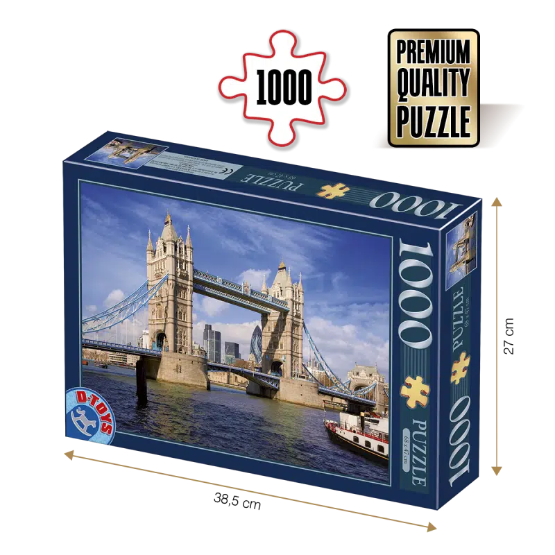 Puzzle adulți 1000 piese Locuri Celebre - Tower Bridge-0