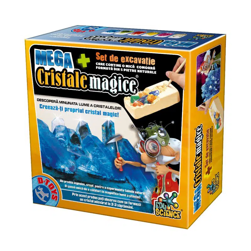 Joc EduScience - Mega Cristale Magice + Set de Excavație-0