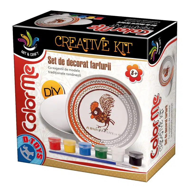 Joc Creativ Set de Decorat Farfurii-0