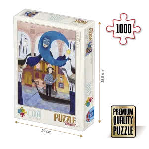 Puzzle adulți 1000 piese Kürti Andrea - Veneția-0