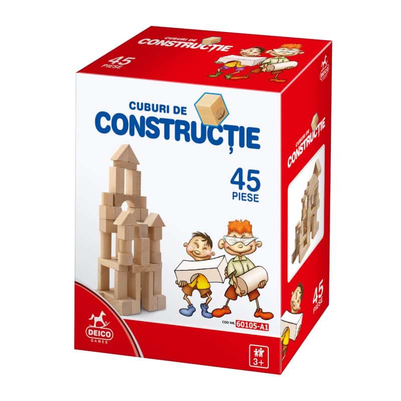 Cuburi Construcție - 45 Piese-0