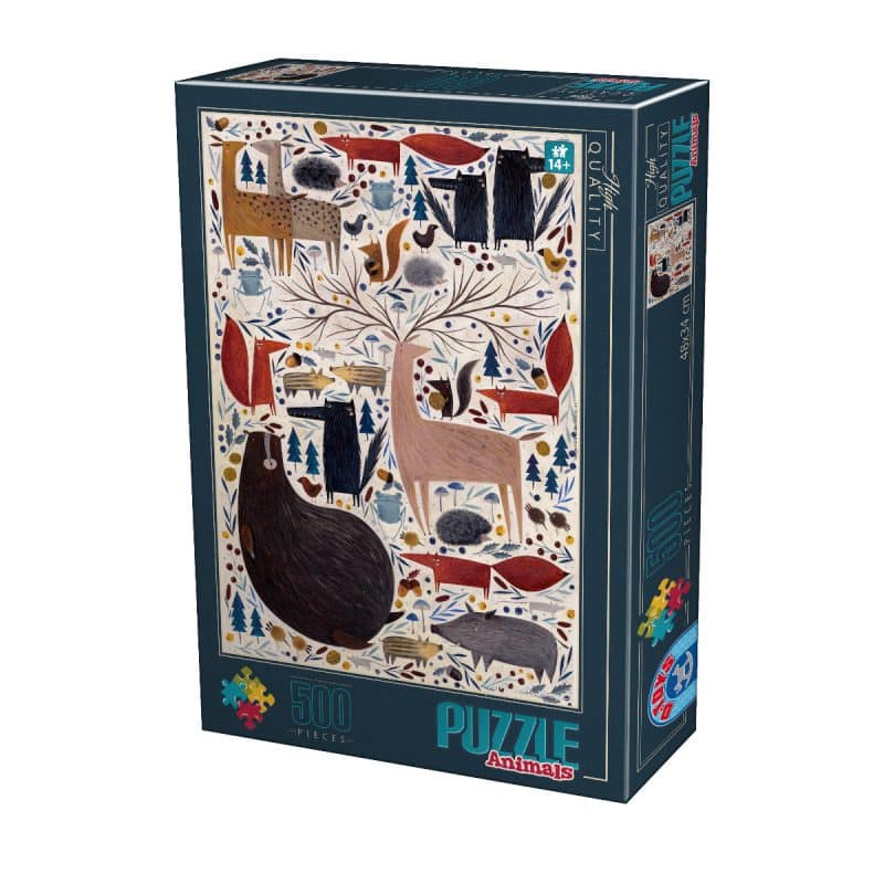 Puzzle Kürti Andrea - Animals - 500 Piese - 2-0