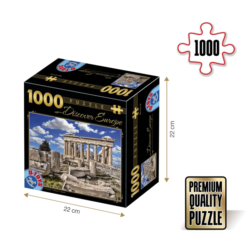 Puzzle adulți 1000 piese Discover Europe - Acropolis-0