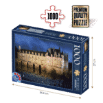 Puzzle adulți 1000 piese Castele Franceze - Castel Chenonceau-0