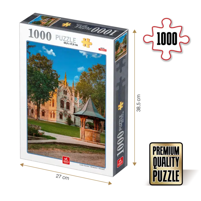 Puzzle adulți Castelul Sturdza, Romania - 1000 Piese-0