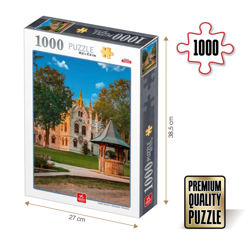 Puzzle adulți Castelul Sturdza, Romania - 1000 Piese-0