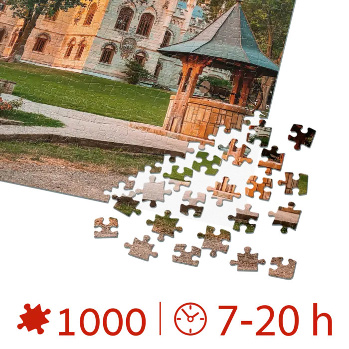 Puzzle adulți Castelul Sturdza, Romania - 1000 Piese-34380