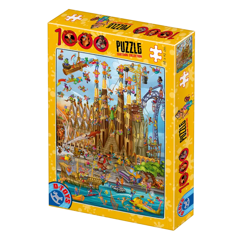 Puzzle Cartoon - Sagrada Familia - 1000 piese -0