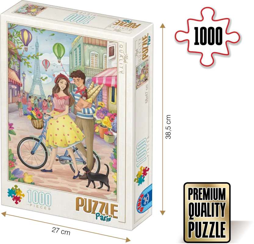 Puzzle adulți 1000 piese Groos Zselyke - Paris-0